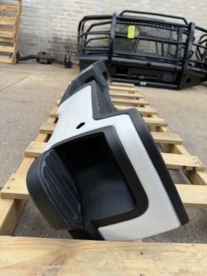 2023-2026 Ford F250 F350 Factory Painted Rear Bumper Star White Sensor Hole OEM - photo 8