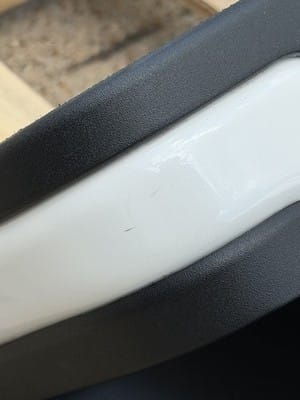 2023-2026 Ford F250 F350 Factory Painted Rear Bumper Star White Sensor Hole OEM - photo 9