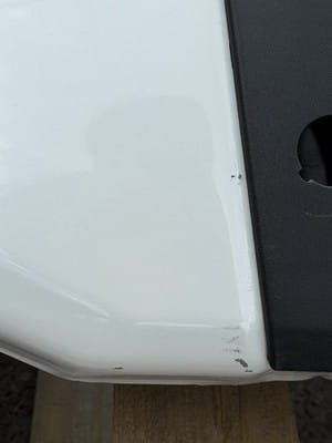 2023-2026 Ford F250 F350 Factory Painted Rear Bumper Star White Sensor Hole OEM - photo 11