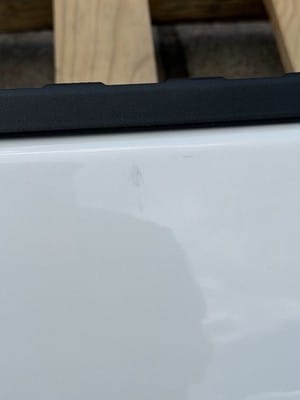 2023-2026 Ford F250 F350 Factory Painted Rear Bumper Star White Sensor Hole OEM - photo 13