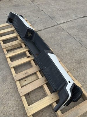 2023-2026 Ford F250 F350 Factory Painted Rear Bumper Star White Sensor Hole OEM - photo 14