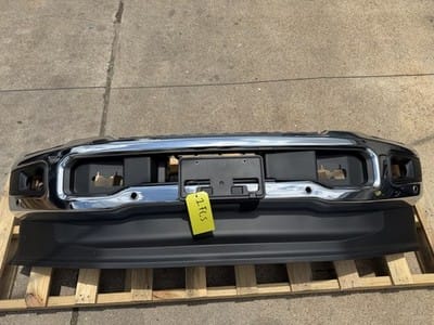 2023-2026 Ford F250 F350 Factory Front Chrome Bumper Fog Light Slot Sensor Holes - photo 1