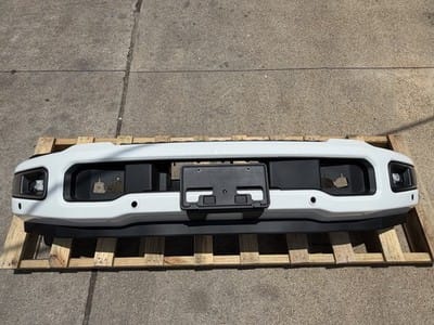 2023-2026 Ford F250 F350 Super Duty Star White Front Bumper w/ Fog Lights Sensor - photo 1