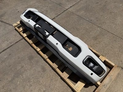 2023-2026 Ford F250 F350 Super Duty Star White Front Bumper w/ Fog Lights Sensor - photo 6
