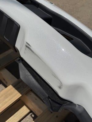 2023-2026 Ford F250 F350 Super Duty Star White Front Bumper w/ Fog Lights Sensor - photo 10