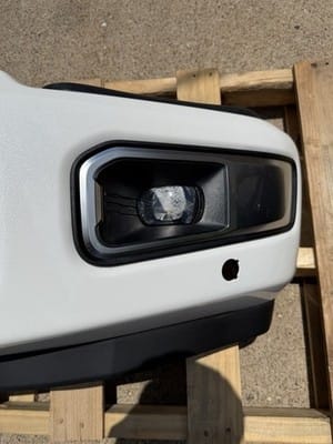 2023-2026 Ford F250 F350 Super Duty Star White Front Bumper w/ Fog Lights Sensor - photo 12