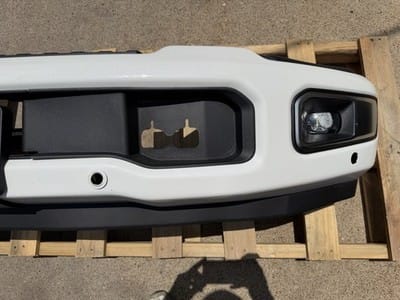 2023-2026 Ford F250 F350 Super Duty Star White Front Bumper w/ Fog Lights Sensor - photo 13