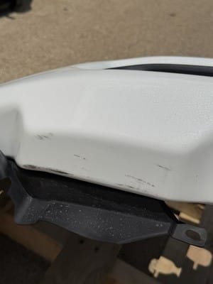 2023-2026 Ford F250 F350 Super Duty Star White Front Bumper w/ Fog Lights Sensor - photo 15