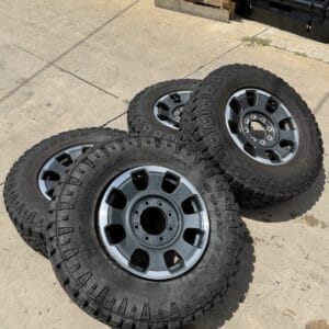 Ford F250/F350 18" Tremor OEM wheel and tire package