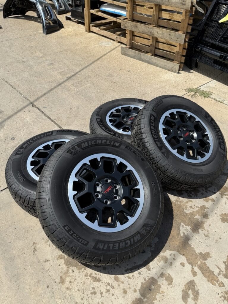 Toyota Tacoma TRD Pro 18" Off-Road OEM wheel and tire package