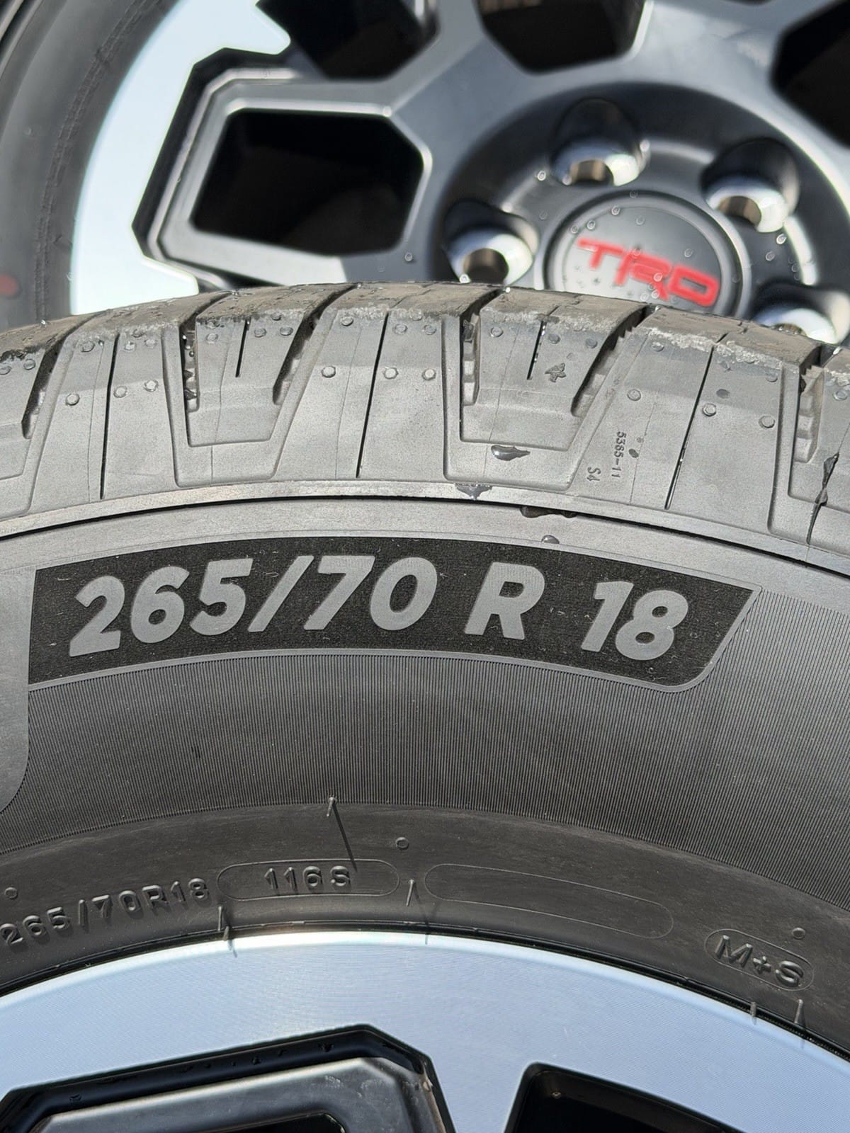 Toyota Tacoma TRD Pro 18" Off-Road OEM wheel and tire package