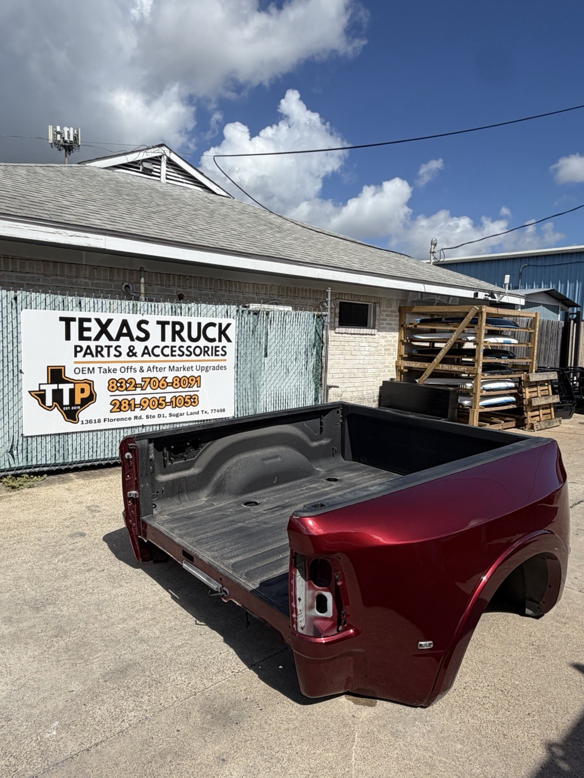 2019-2026 Ram 3500 Velvet Red Truck Bed
