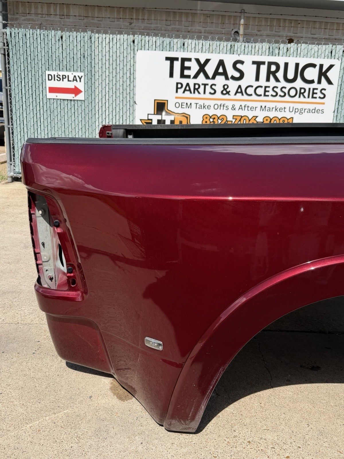Velvet Red Ram 3500 Truck Bed
