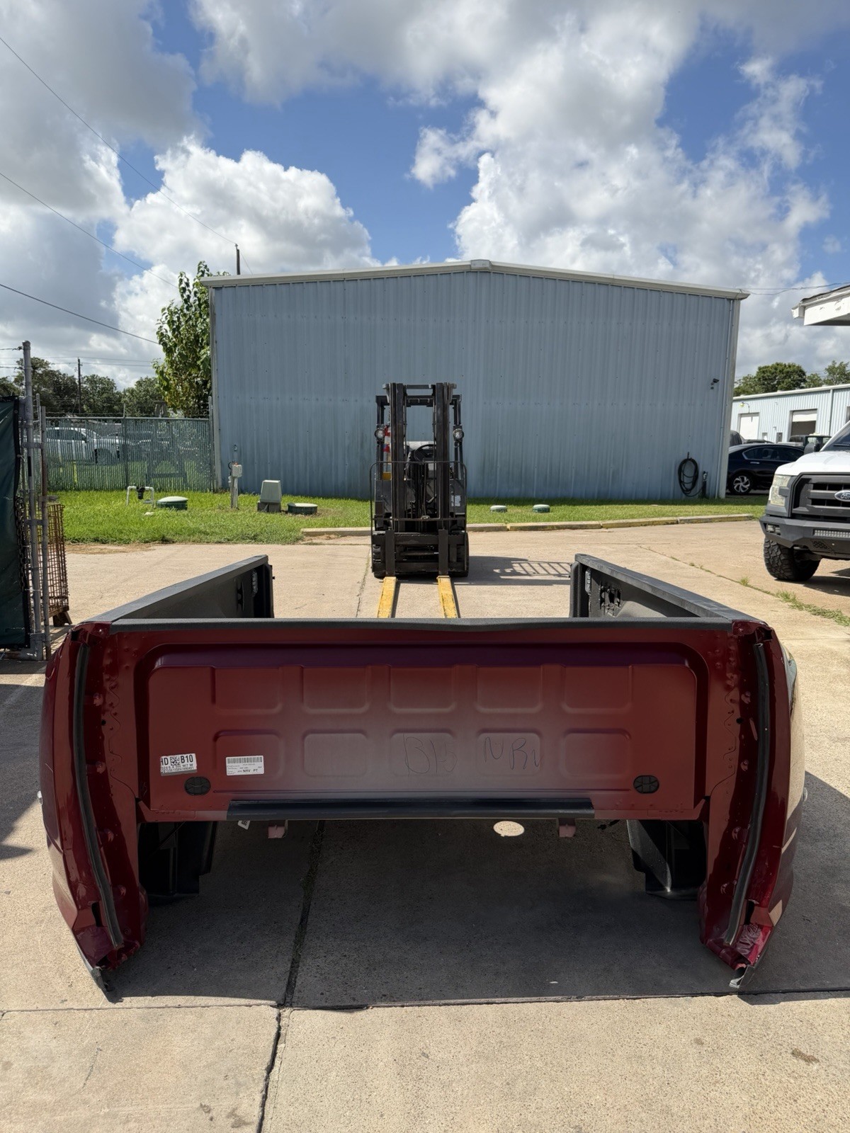 Velvet Red Ram 3500 Truck Bed