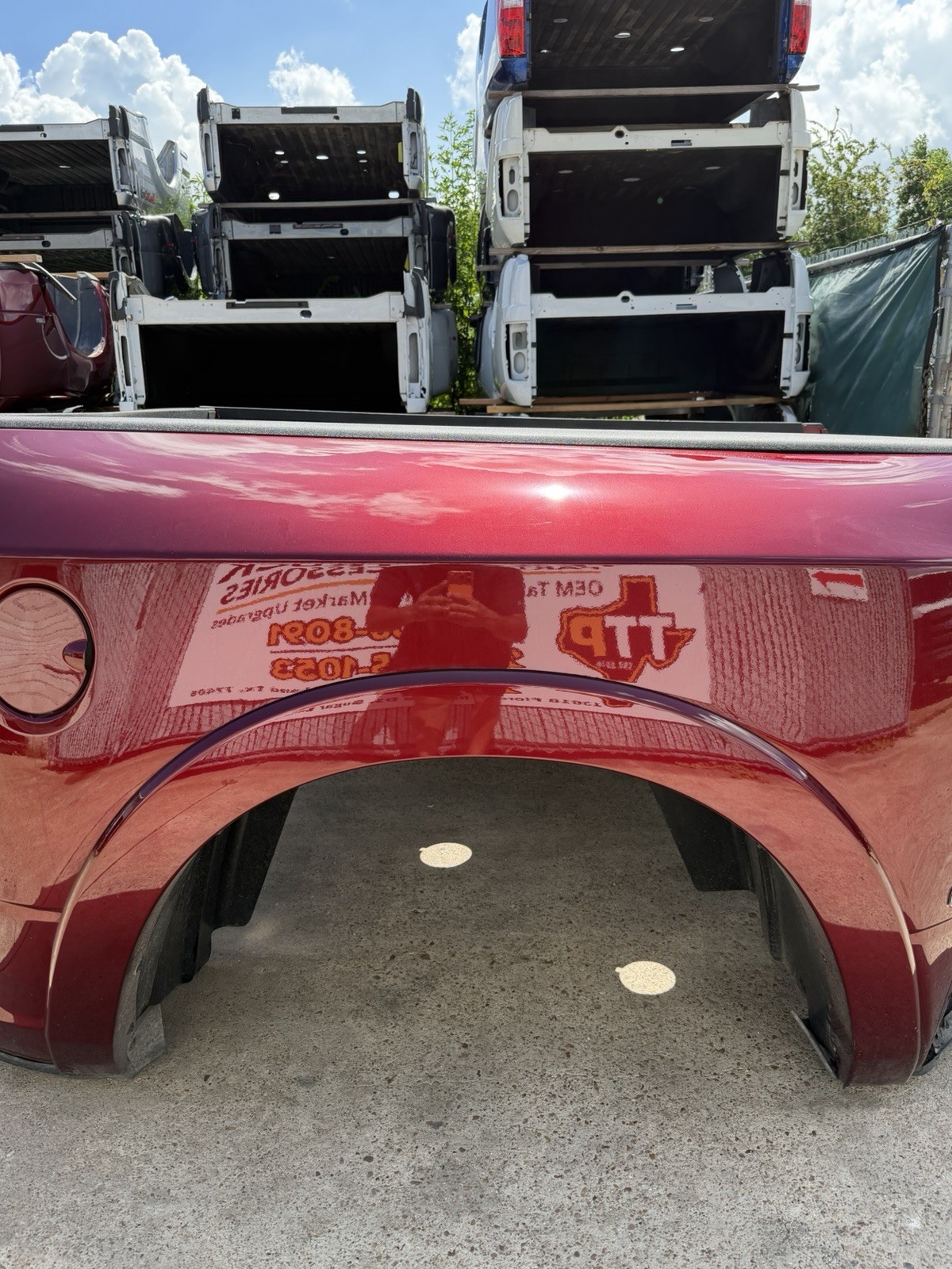 2019-2026 Ram 3500 Velvet Red Truck Bed