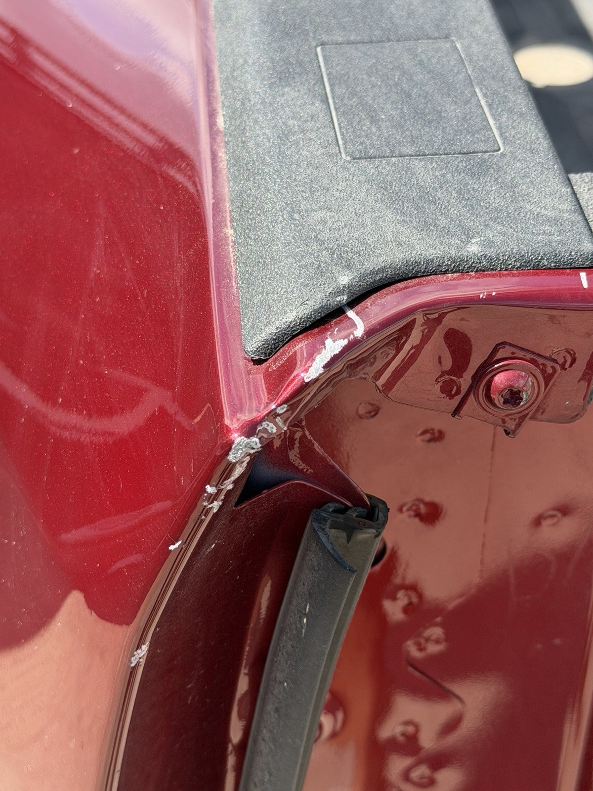 Velvet Red Ram 3500 Truck Bed