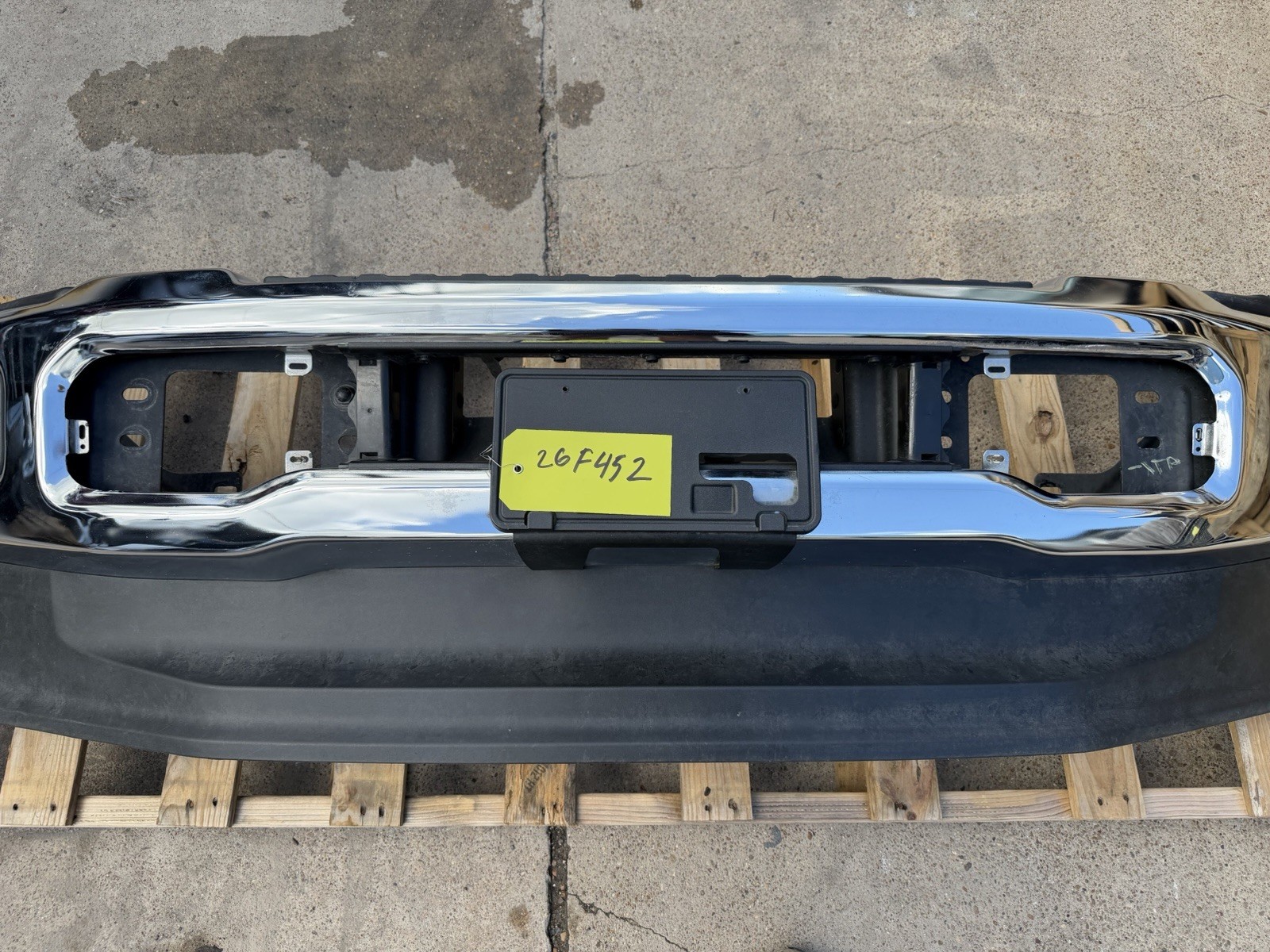 Chrome Ford F450/F550 Front Bumper
