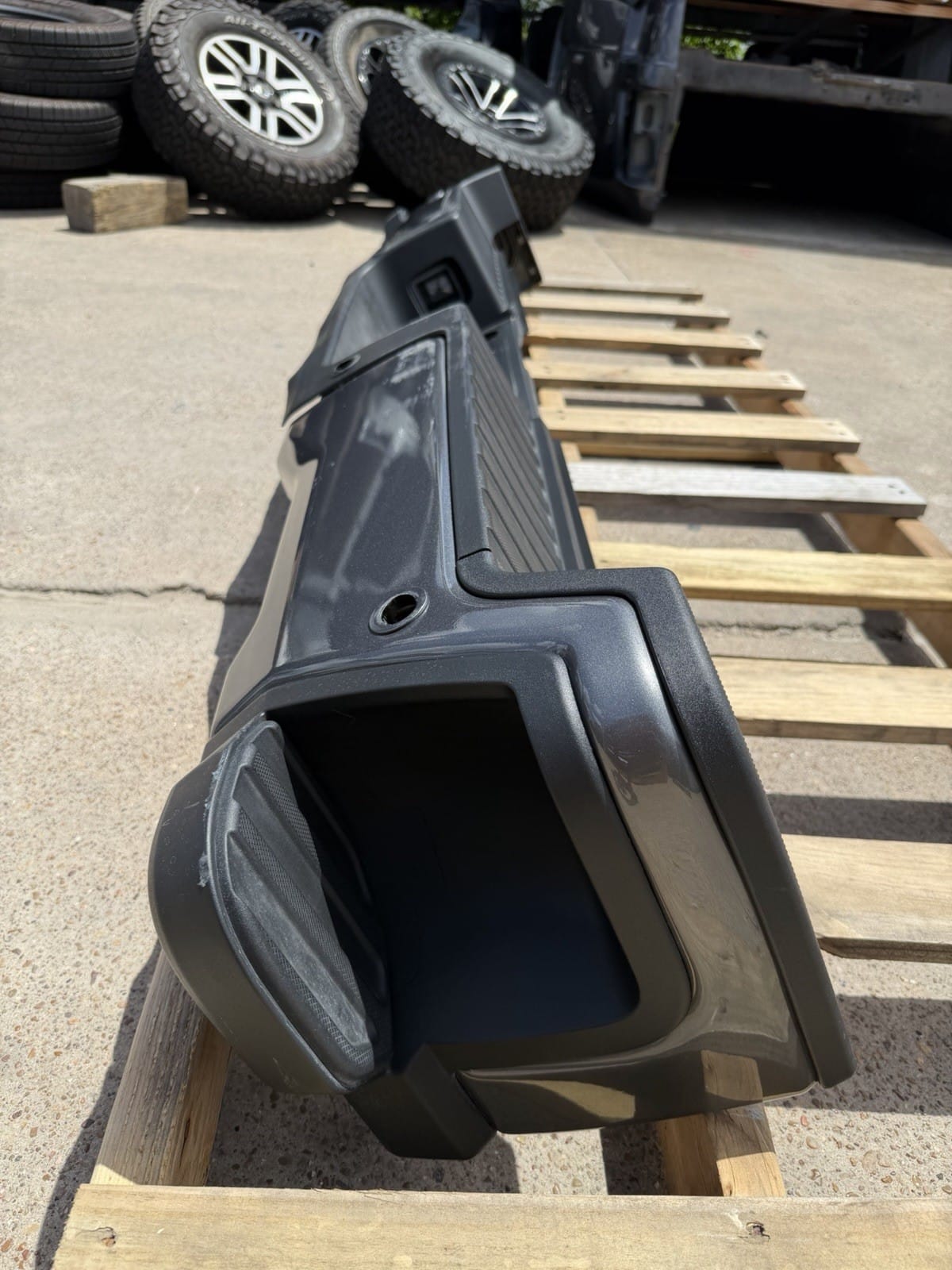 2023-2026 Ford F250/F350 Carbonized Grey Rear Bumper