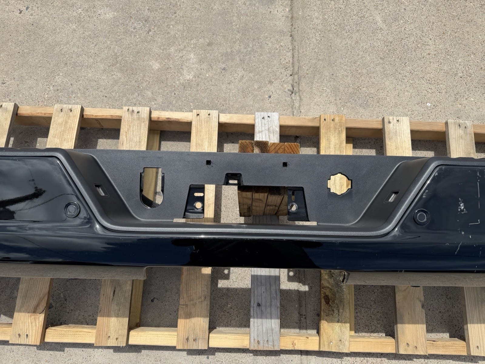 Black Chevy/GMC 2500/3500 Rear Bumper