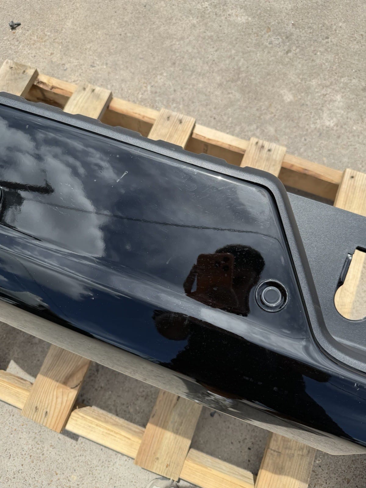 Black Chevy/GMC 2500/3500 Rear Bumper