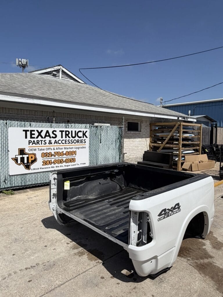2019-2026 Ram 1500 Pearl White Truck Bed