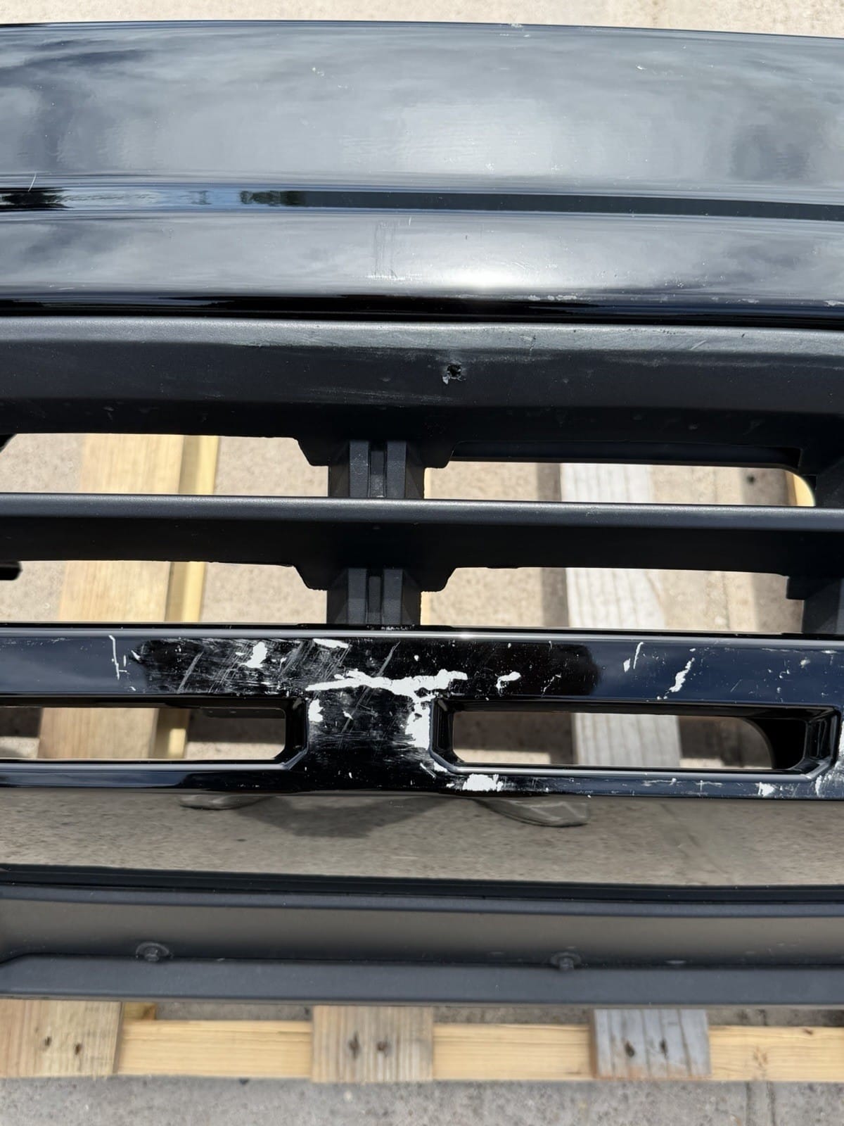 Black GMC 2500/3500 Front Bumper