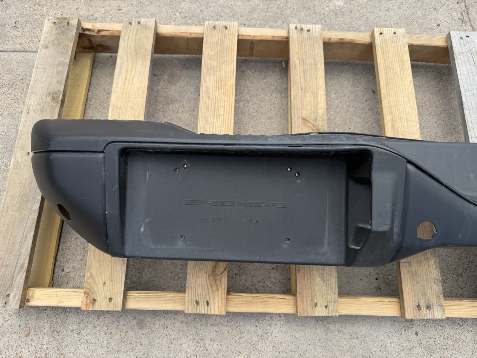 Ford Bronco Rear Bumper at Texas Truck Parts