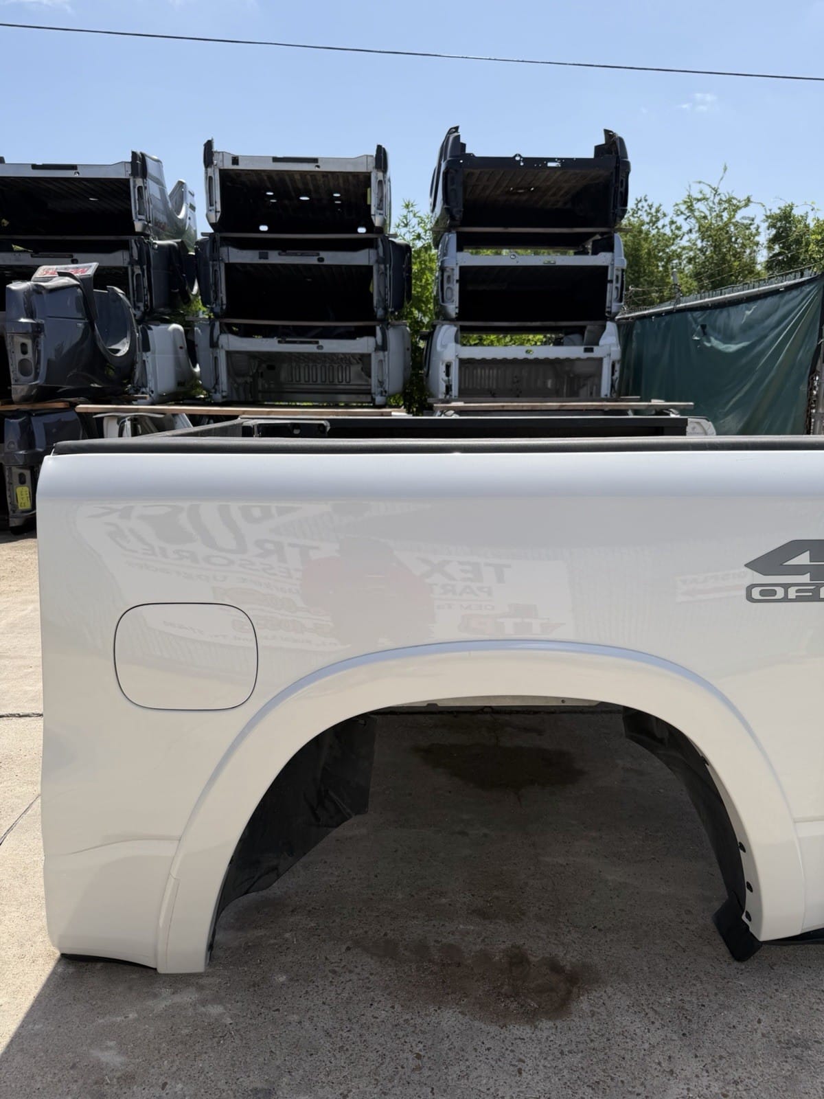 2019-2026 Ram 1500 Pearl White Truck Bed