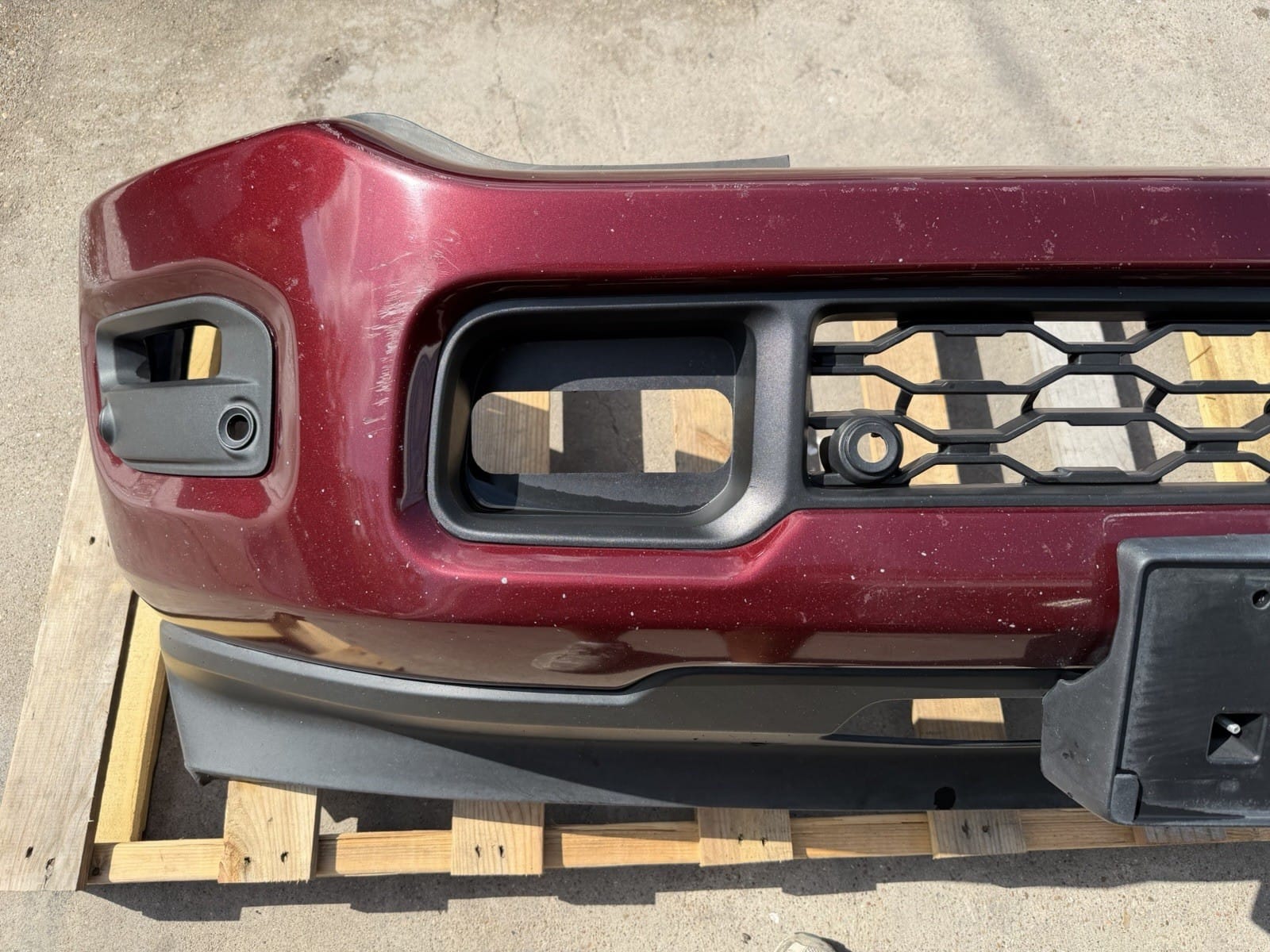 2019-2024 Ram 2500/3500 Velvet Red Front Bumper