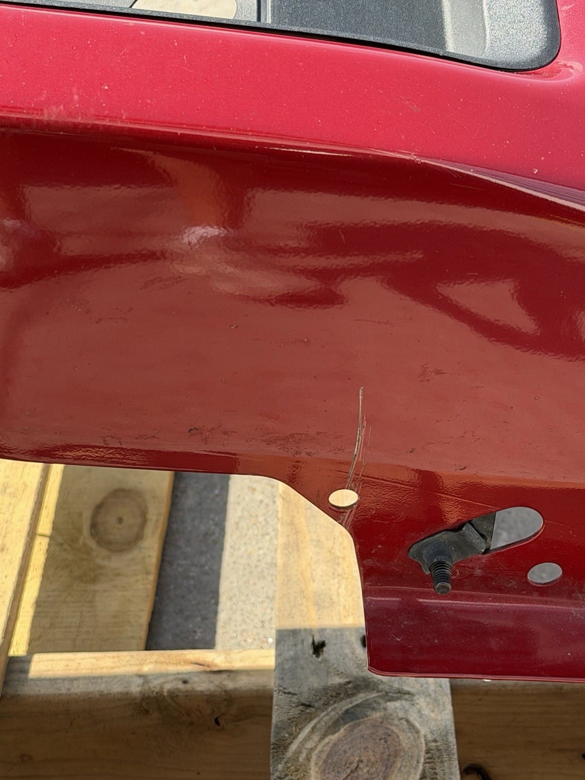 Red Ford F250/F350 Front Bumper