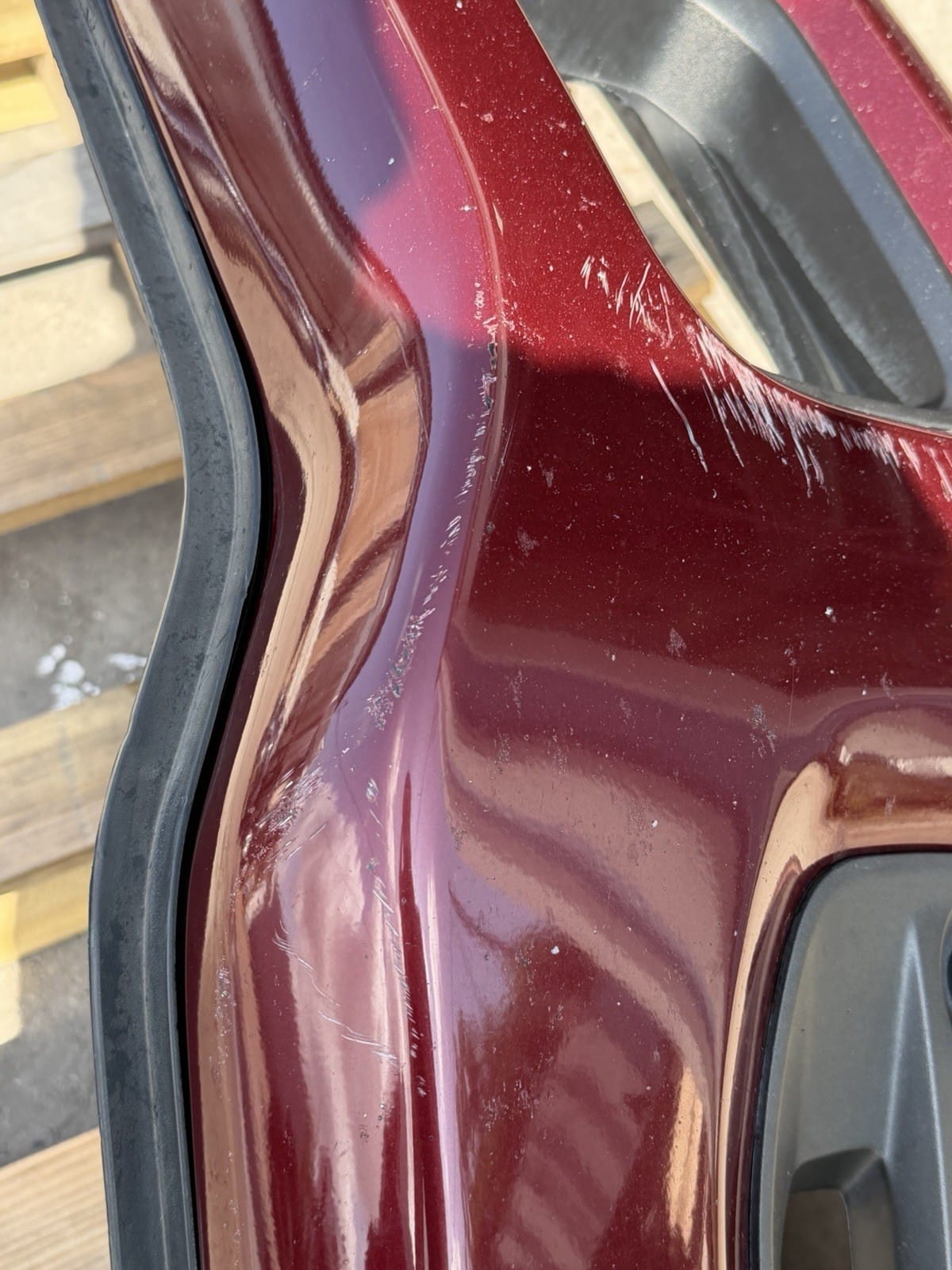 Velvet Red Ram 2500/3500 Front Bumper