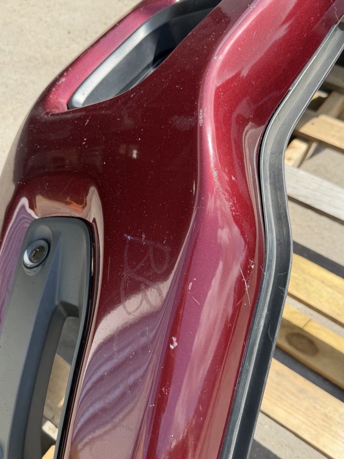 2019-2024 Ram 2500/3500 Velvet Red Front Bumper