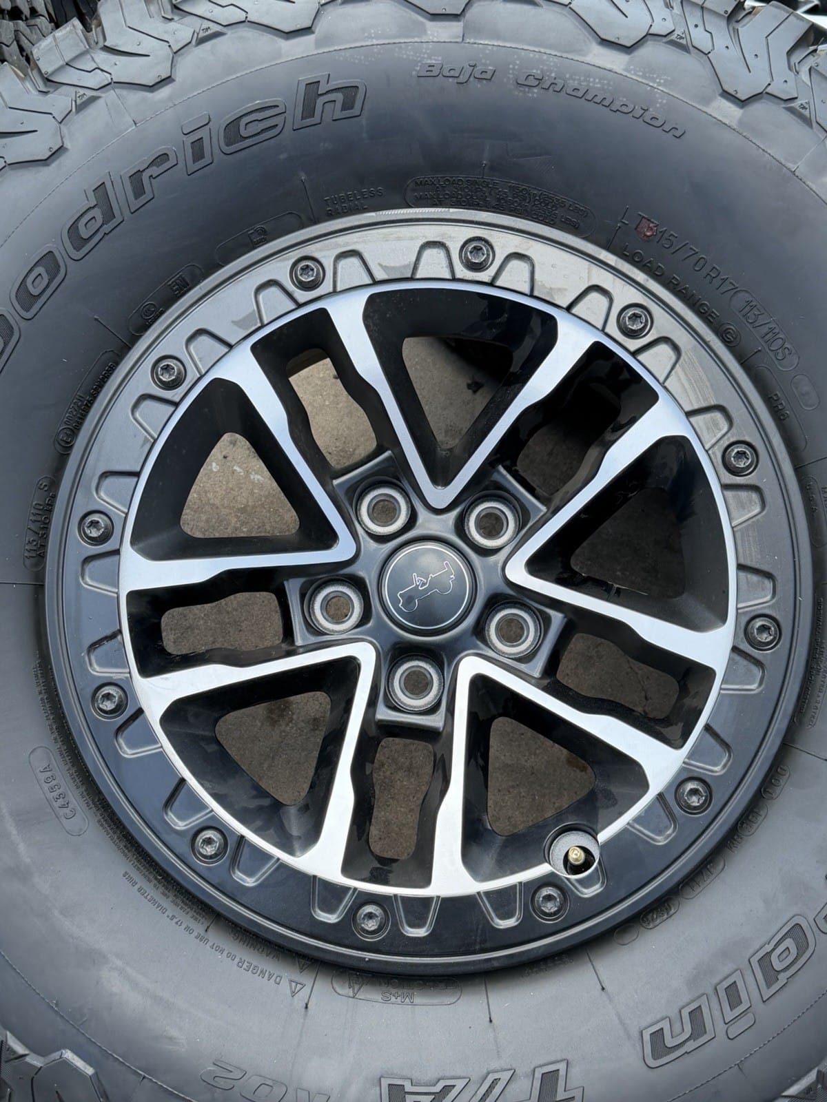 Jeep Wrangler/Gladiator 17" Rubicon 392 Final Edition OEM wheel and tire package at Texas Truck Parts