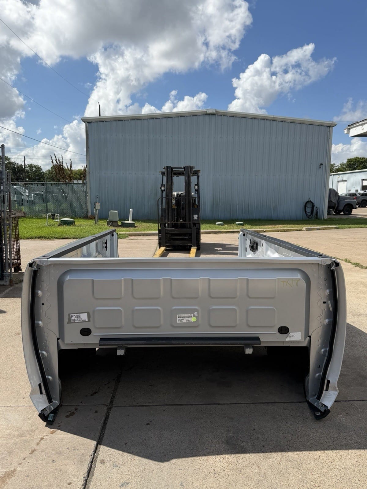 Silver Ram 3500 Truck Bed