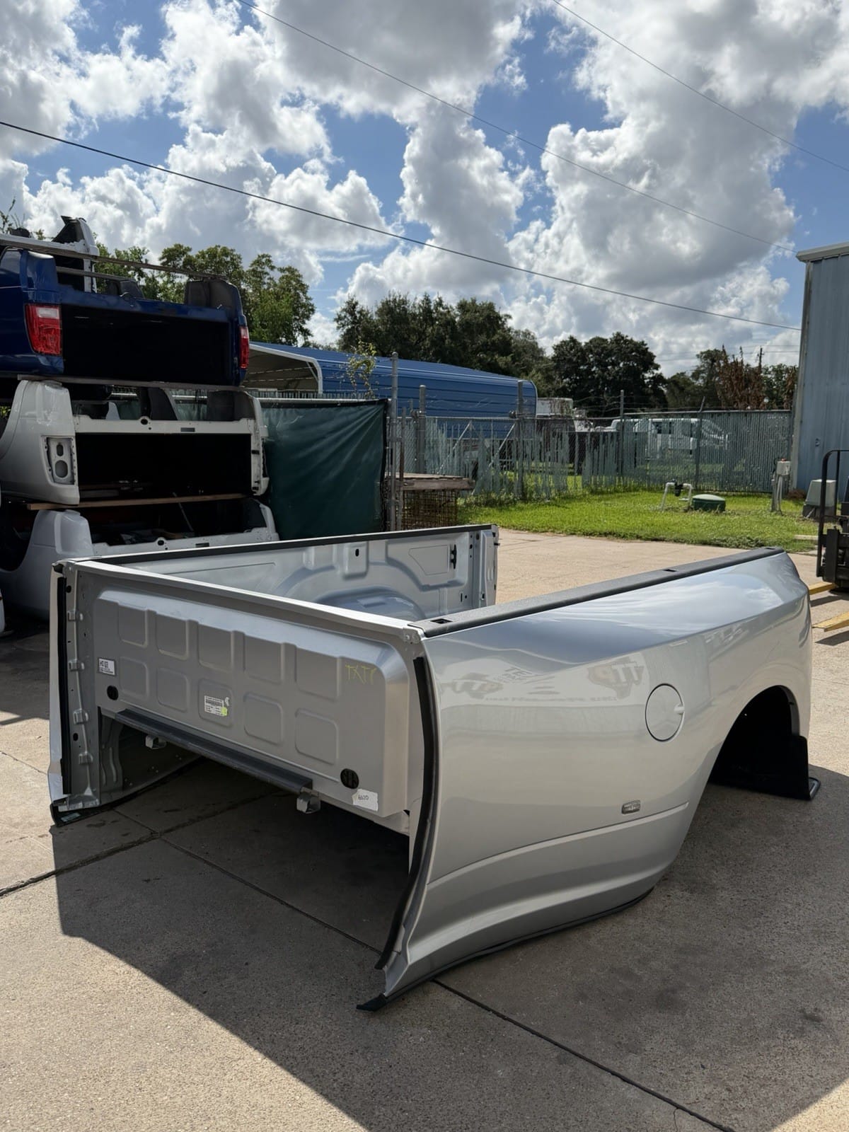 Silver Ram 3500 Truck Bed