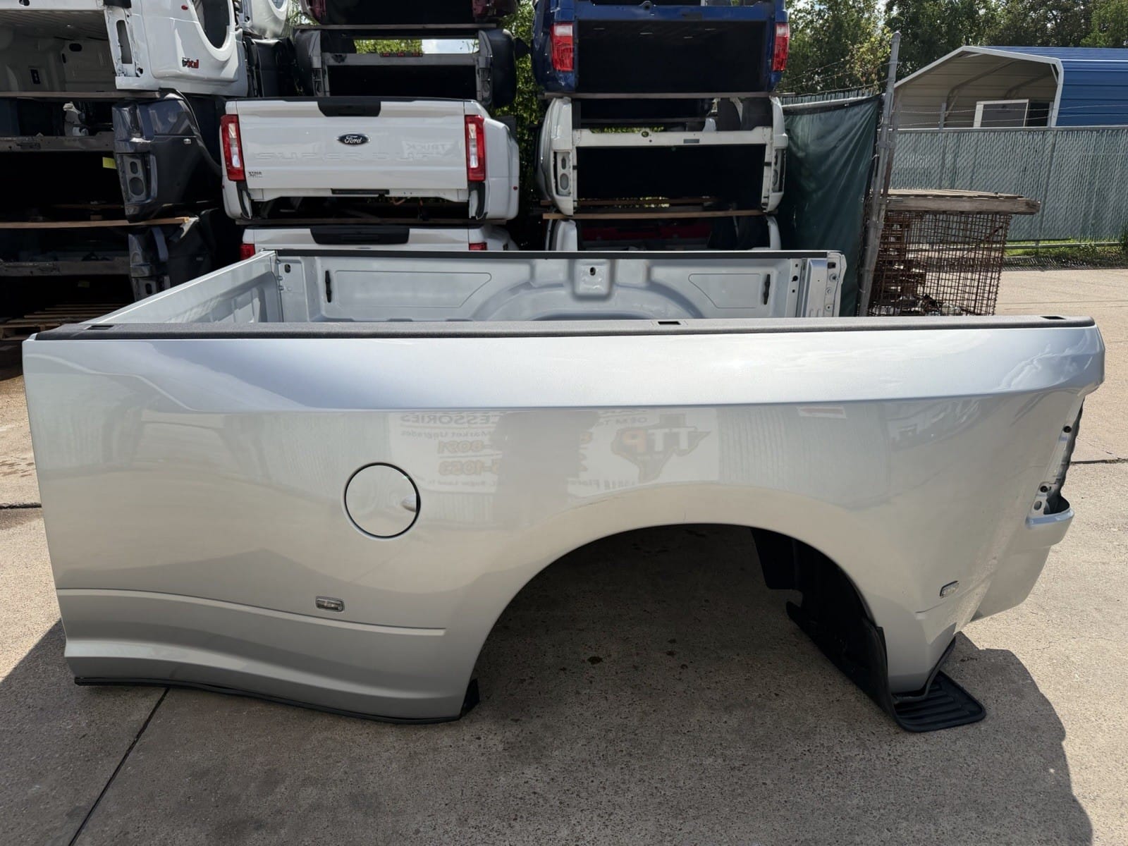 Silver Ram 3500 Truck Bed