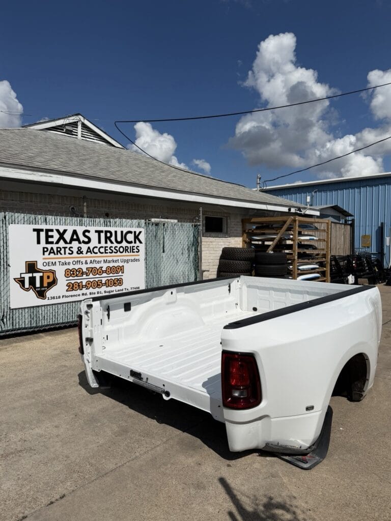 2019-2026 Ram 3500 Bright White Truck Bed