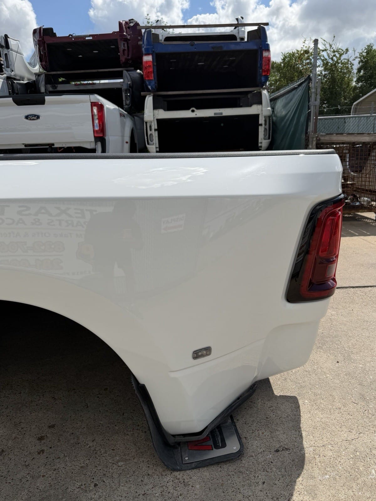 Bright White Ram 3500 Truck Bed