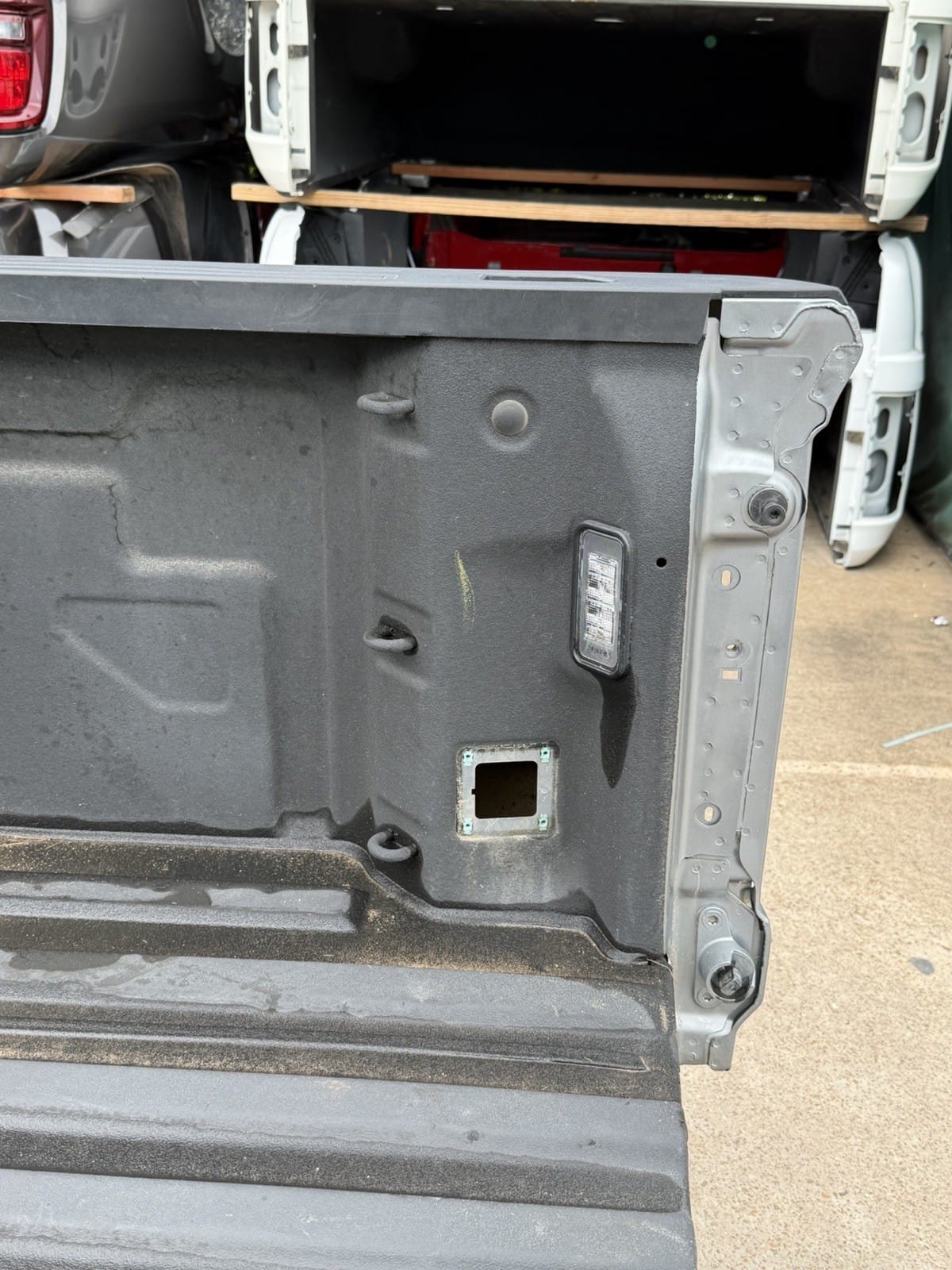 Sterling Metallic GMC 3500 Truck Bed