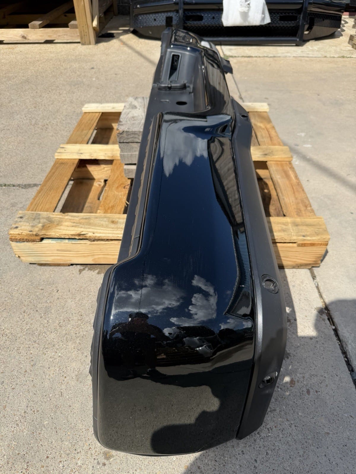 2019-2026 Ram 2500/3500/4500 Diamond Black Rear Bumper