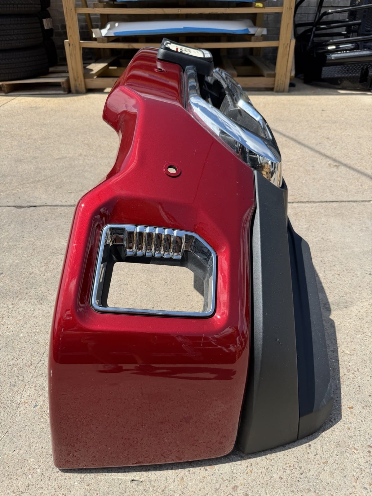 Red GMC 2500/3500 Front Bumper
