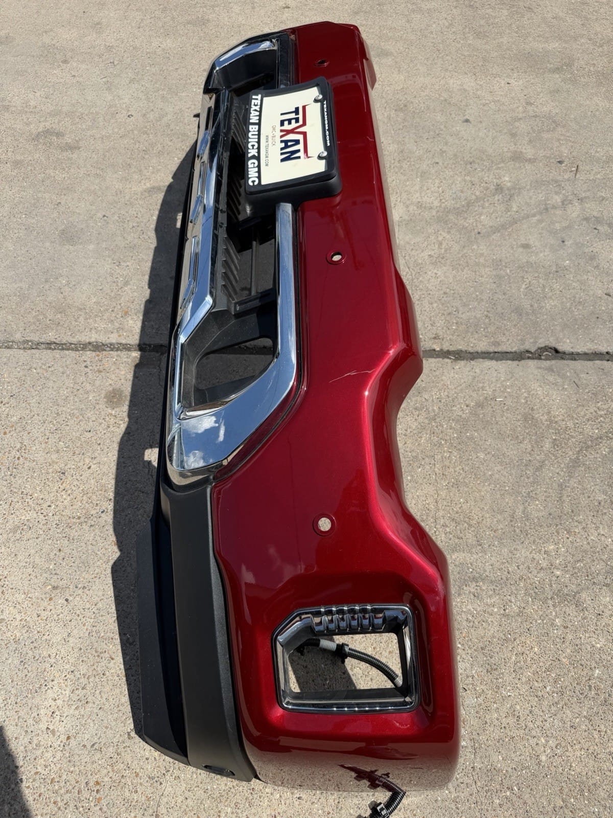 Red GMC 2500/3500 Front Bumper