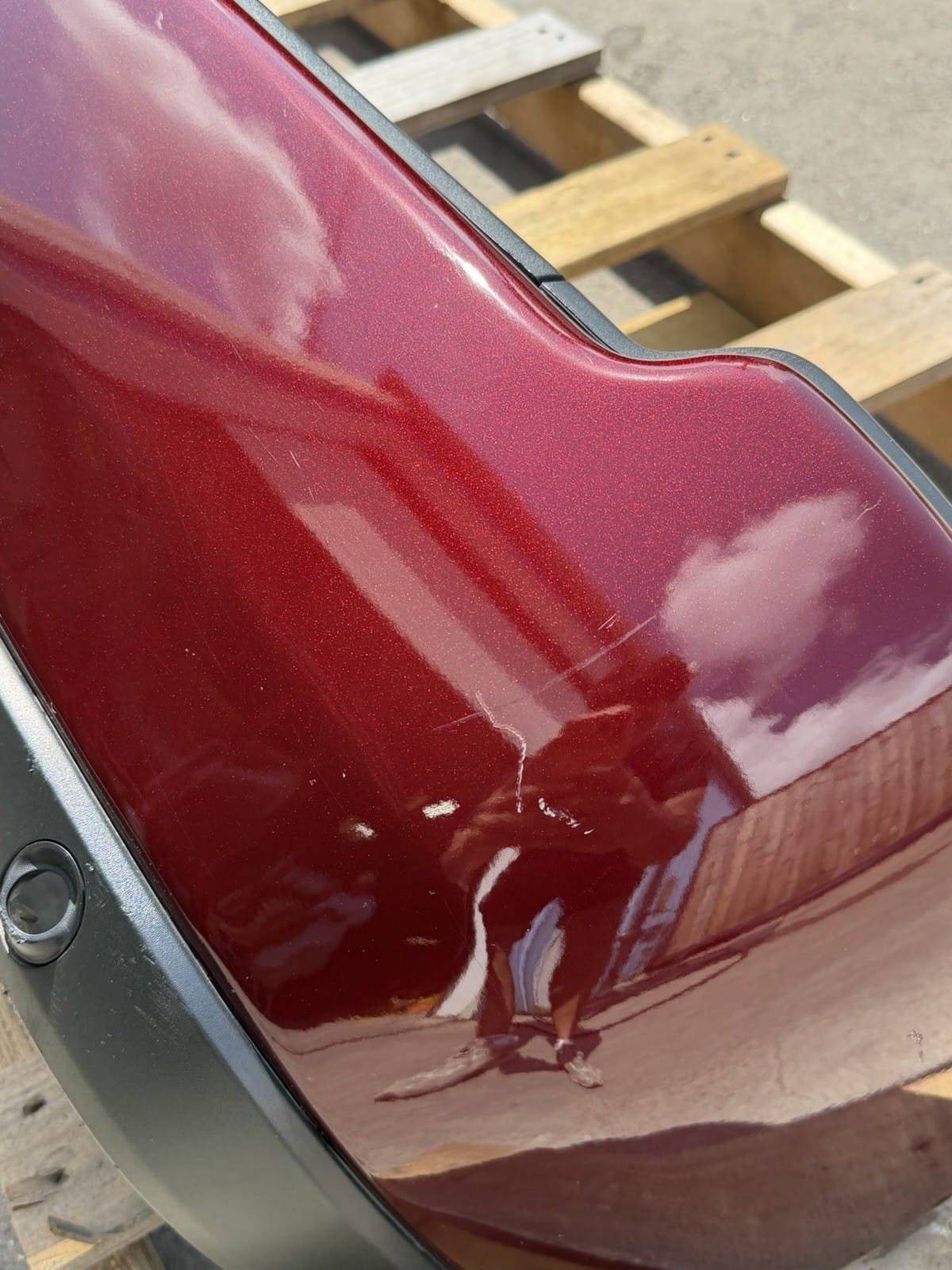 2019-2026 Ram 2500/3500/4500 Velvet Red Rear Bumper