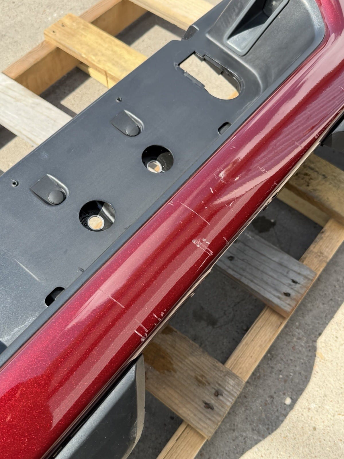 Velvet Red Ram 2500/3500/4500 Rear Bumper