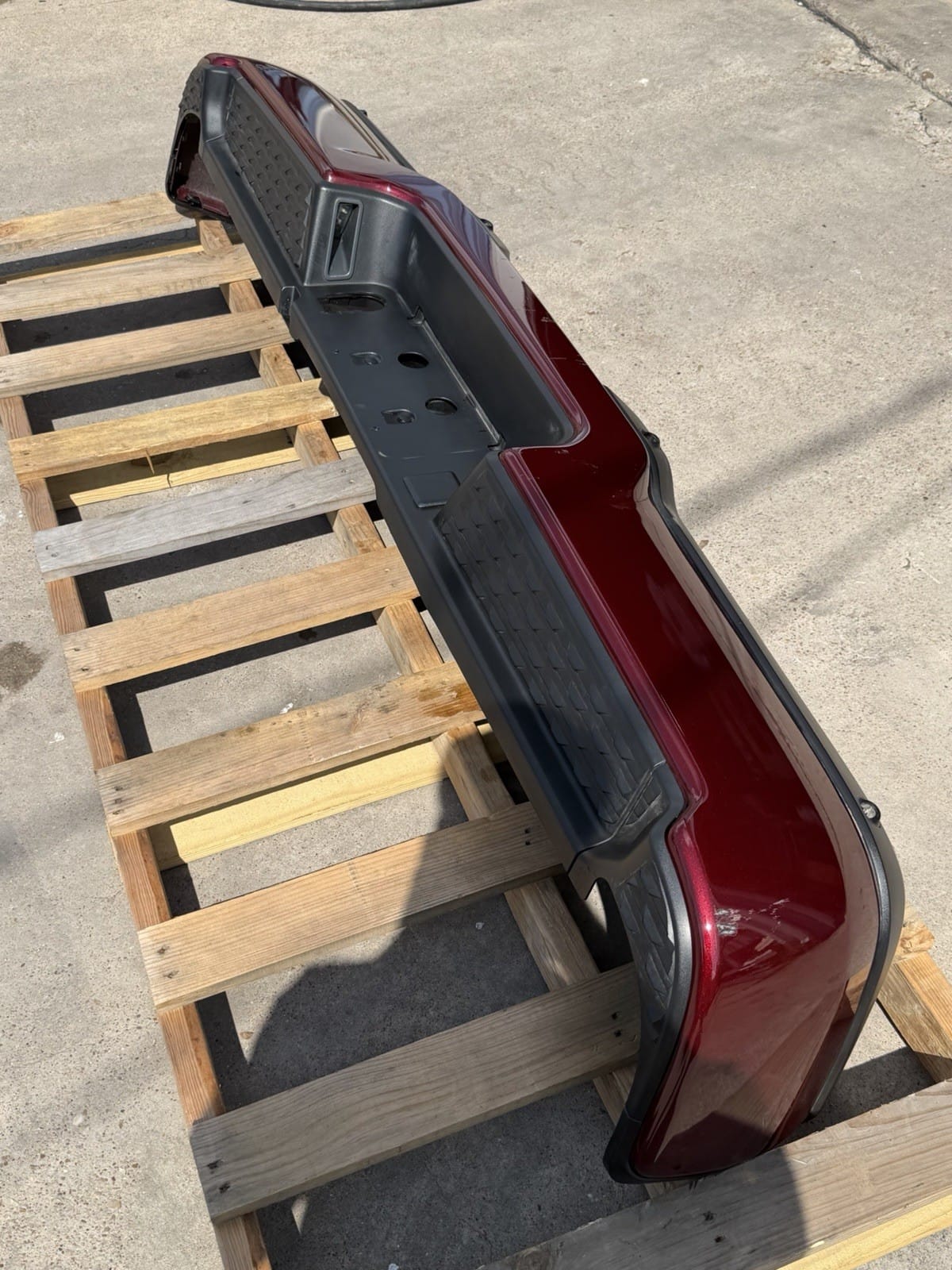 2019-2026 Ram 2500/3500/4500 Velvet Red Rear Bumper