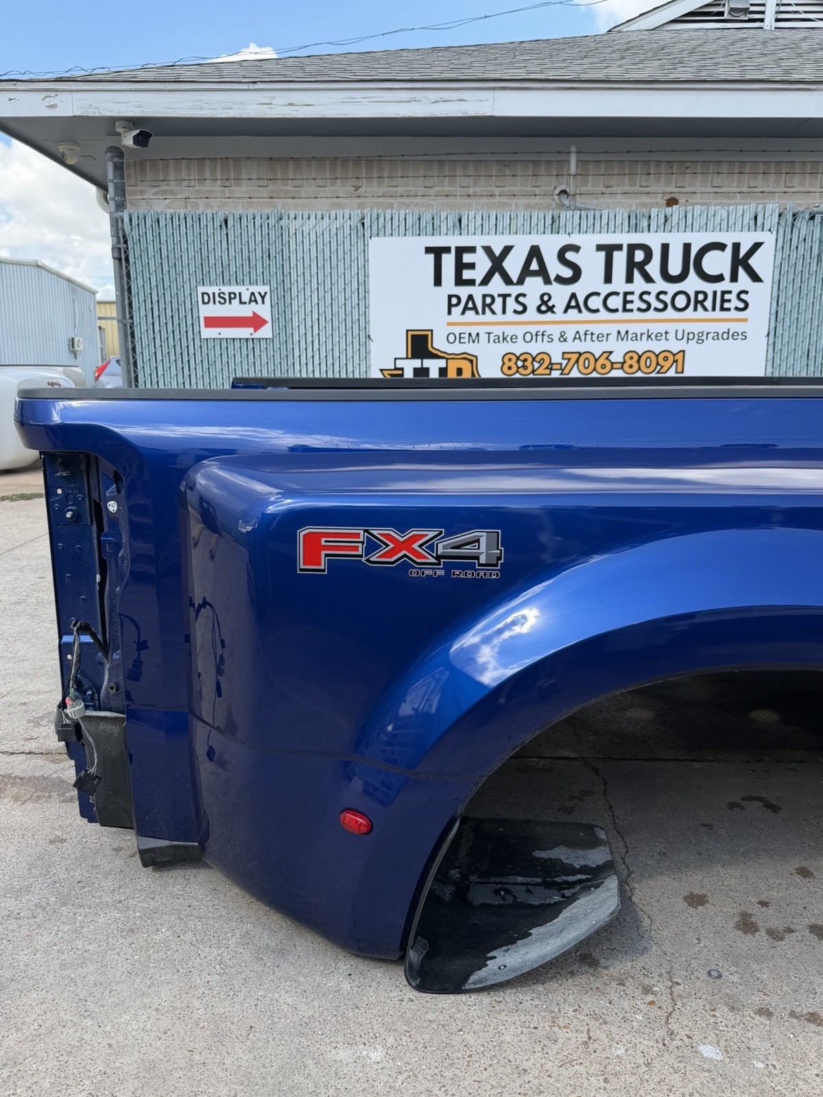 Blue Ford F350/F450 Truck Bed