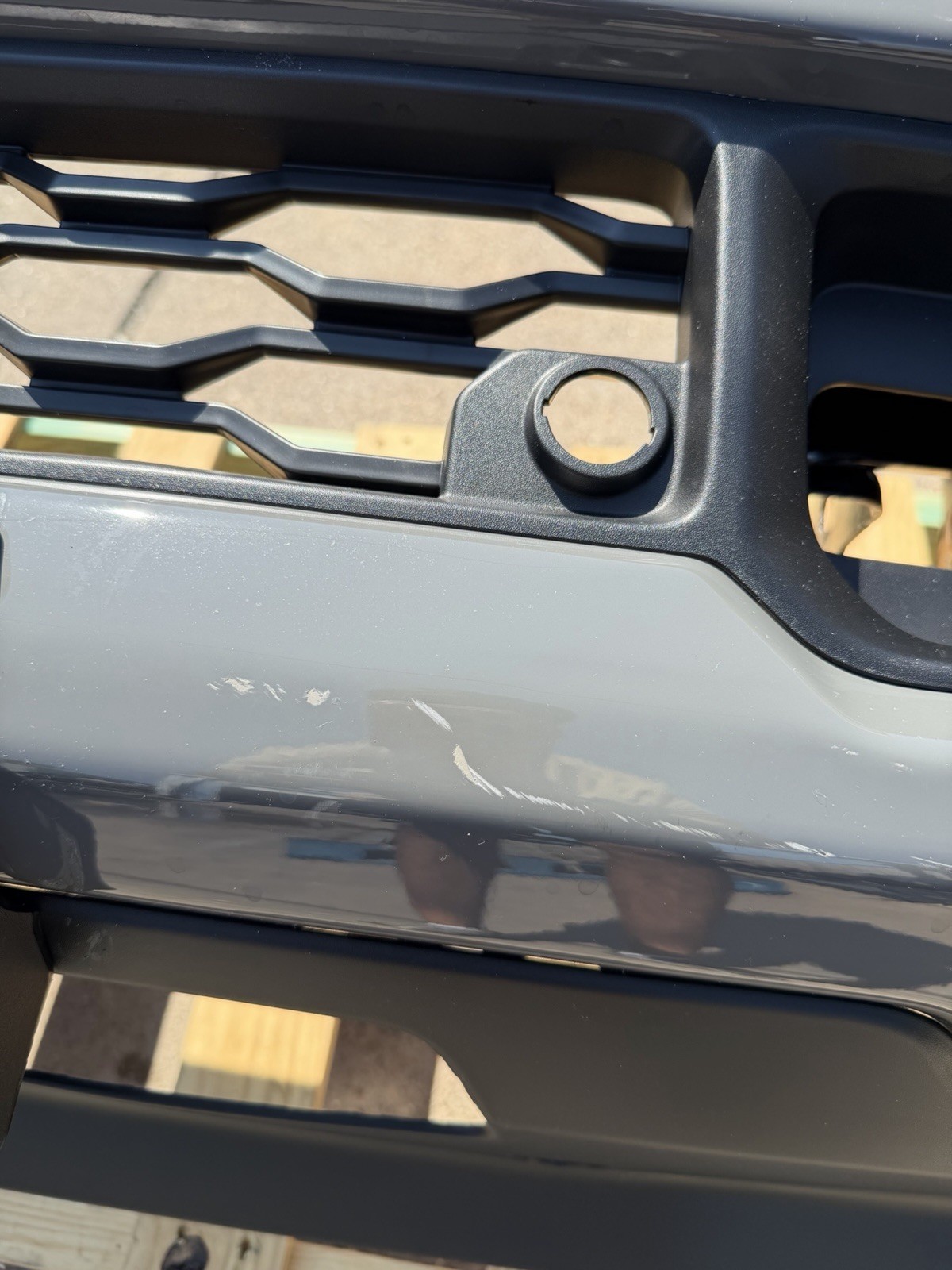 2019-2026 Ram 2500/3500 Grey Front Bumper