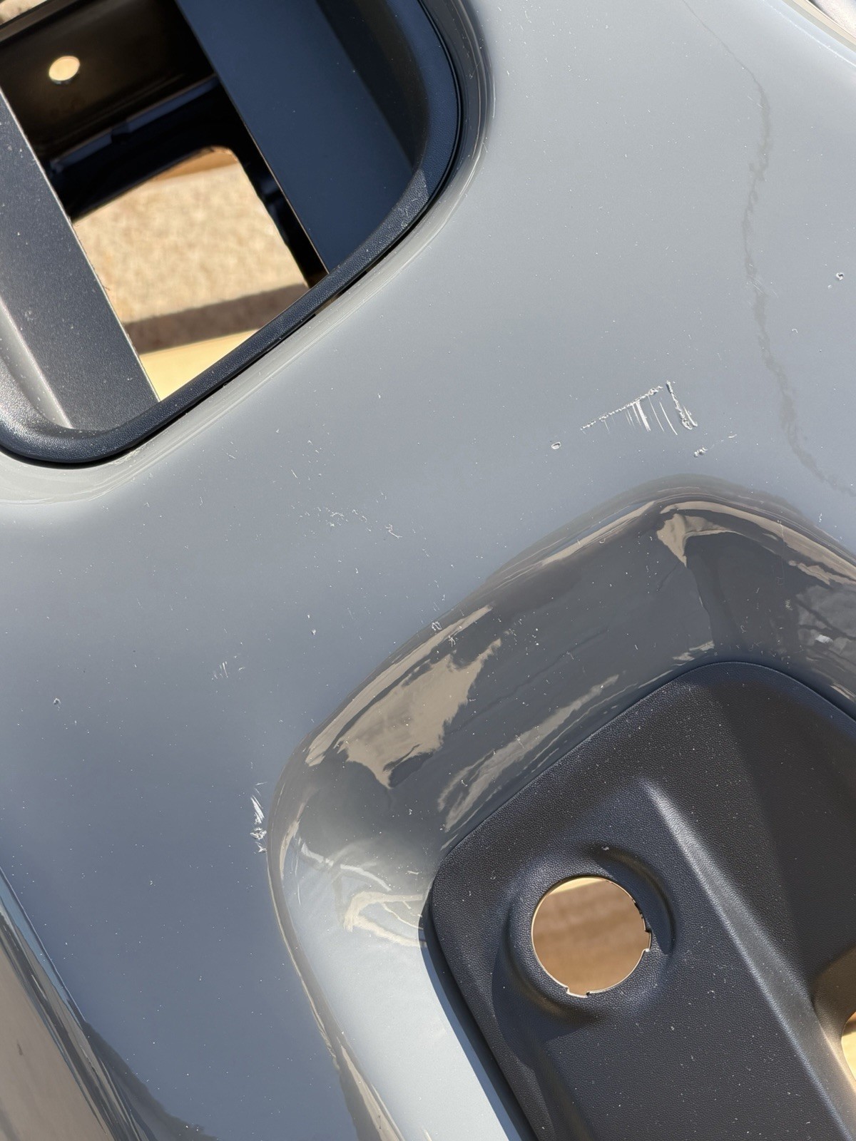 2019-2026 Ram 2500/3500 Grey Front Bumper