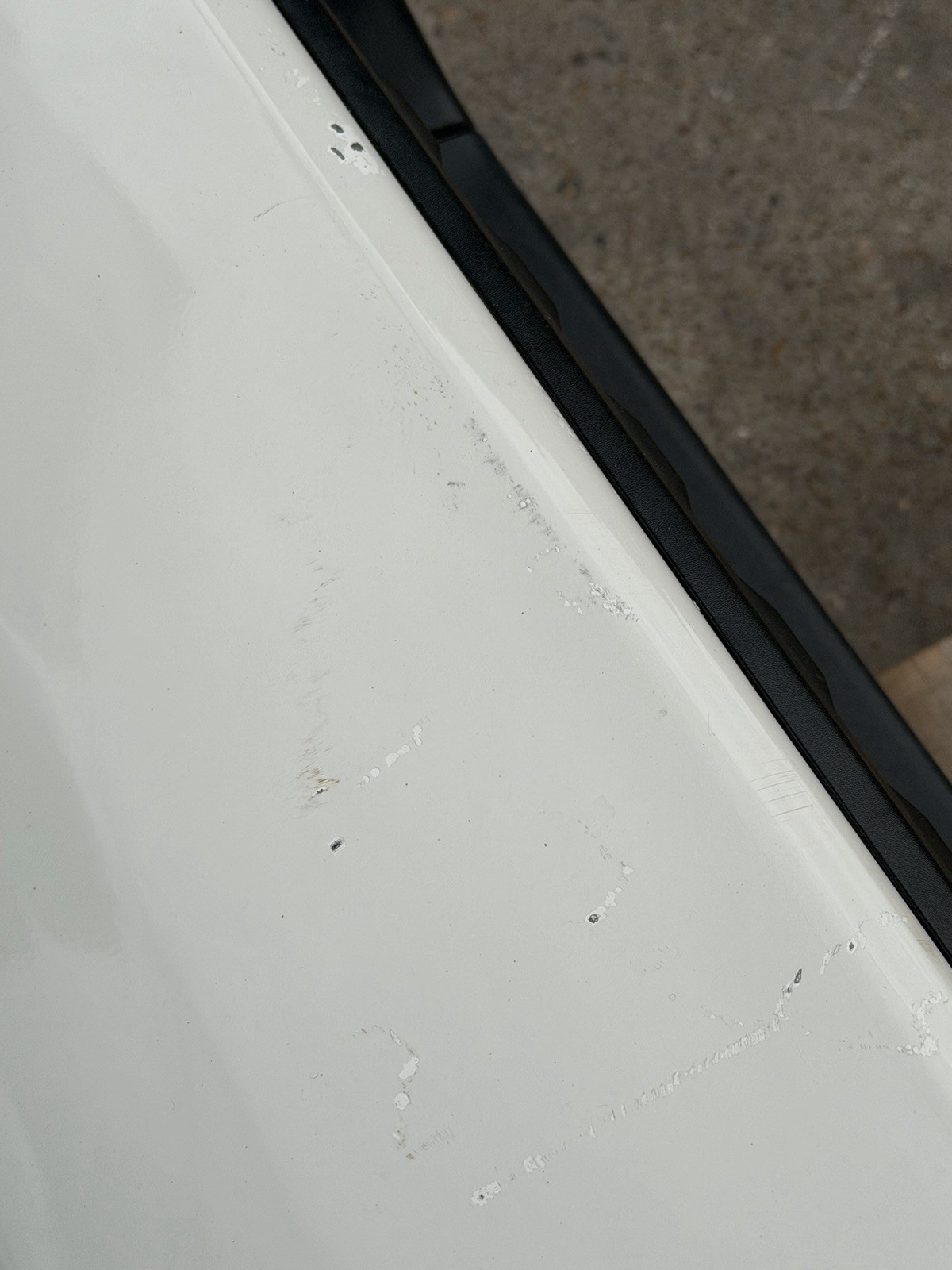 Pearl White Ram 2500/3500/4500 Rear Bumper