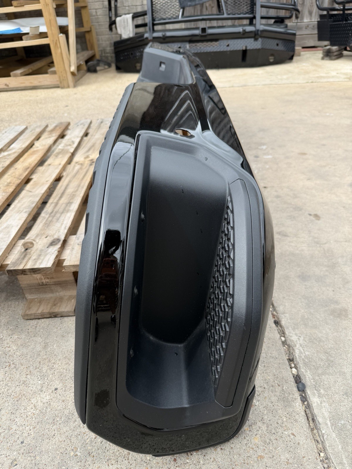 Black Chevy/GMC 2500/3500 Rear Bumper